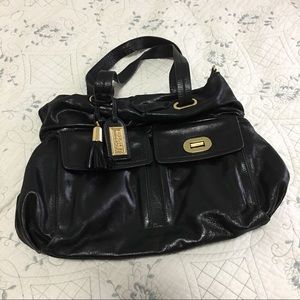 Badgley Mischka Leather Shoulder/Crossbody Bag